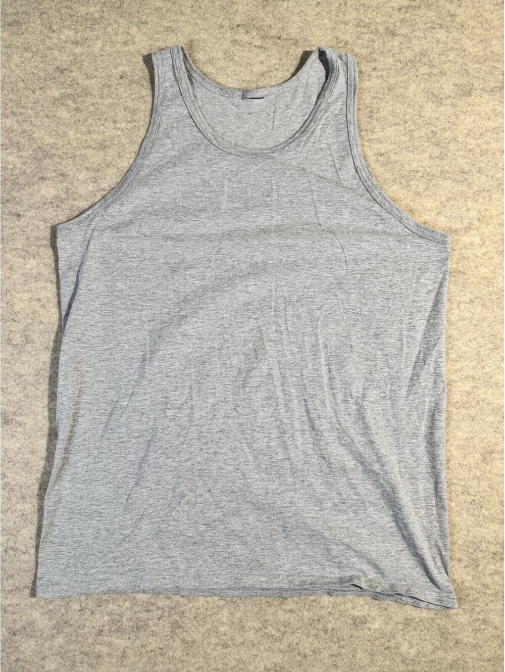 Mens Grey Tank Top L